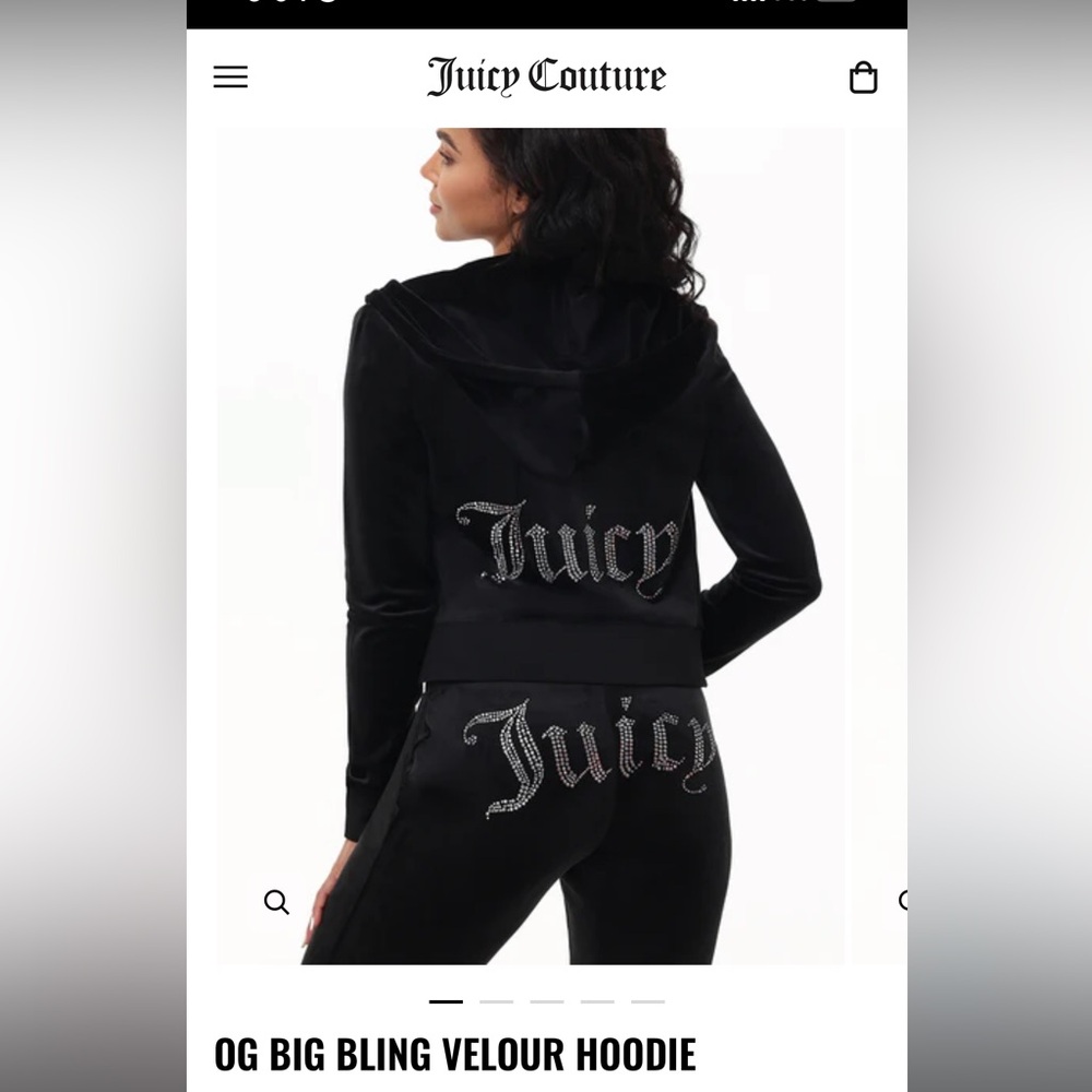 Juicy Couture OG Bling Tracksuit (SET) in black (Liquorice)
